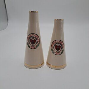 Vintage Cortland State University Of New York Salt & Pepper Shakers College